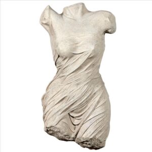 Design Toscano NE210180 17 Inch Torso Draped Goddess Wall Sculpture