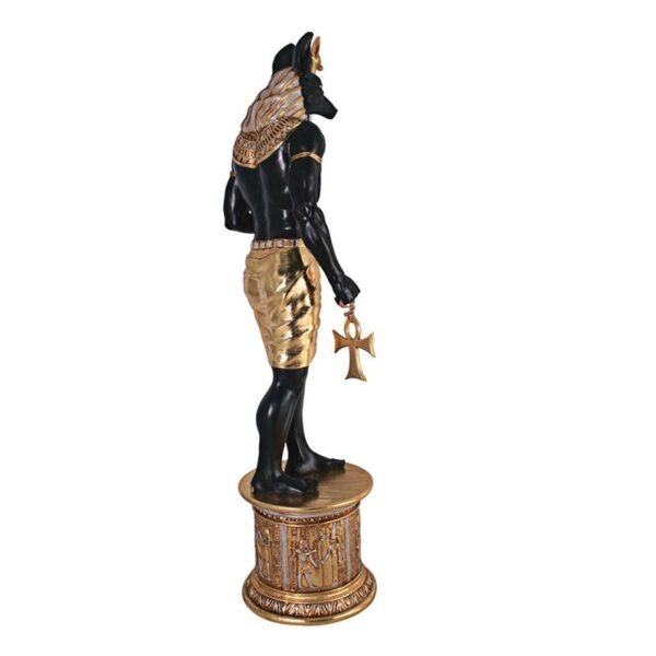 Design Toscano NE23262 25 Inch Egyptian Grand Ruler Anubis with Mount