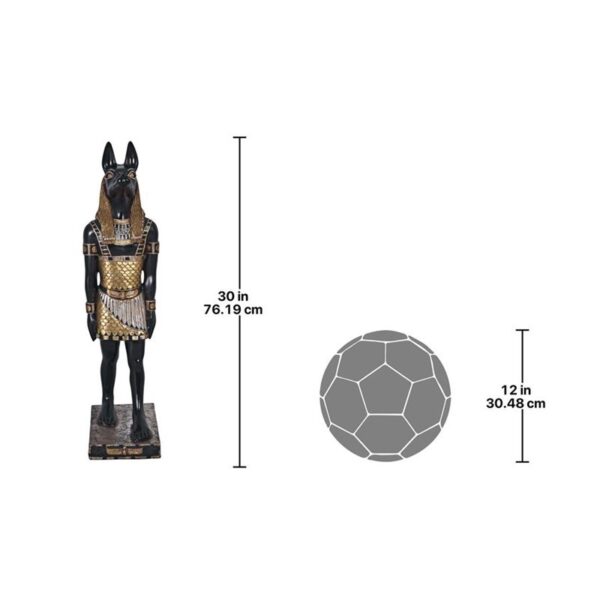 Design Toscano NE23263 11 Inch Anubis The Egyptian Jackal God Statue