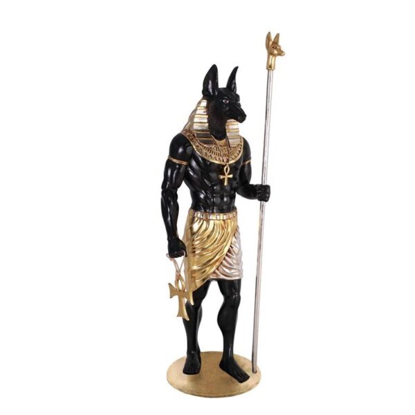 Design Toscano NE232672 26 1/2 Inch Egyptian Grand Ruler Anubis without Mount