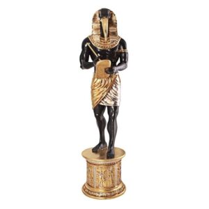 Design Toscano NE23862 26 1/2 Inch Egyptian Grand Ruler Thoth with Mount