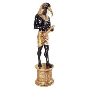 Design Toscano NE23862 26 1/2 Inch Egyptian Grand Ruler Thoth with Mount