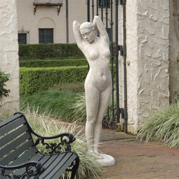 Design Toscano NE303267 23 Inch Life Size Goddess Hormonia Stone Finish