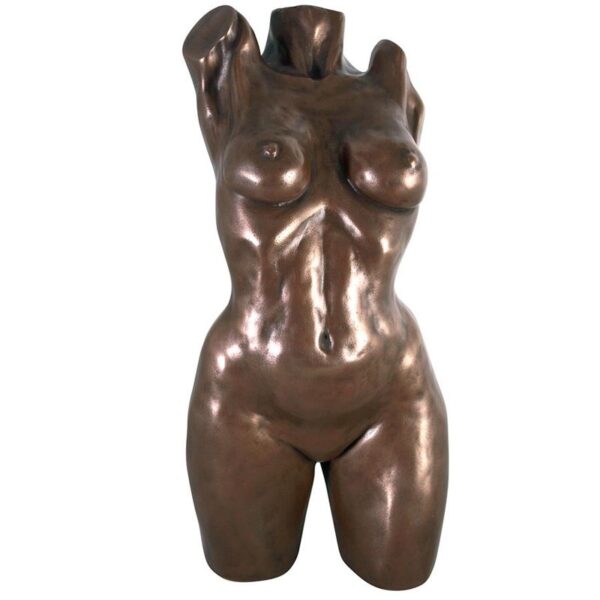 Design Toscano NE304052 7 1/2 Inch Nude Female Torso Statue - Bronze