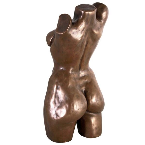 Design Toscano NE304052 7 1/2 Inch Nude Female Torso Statue - Bronze