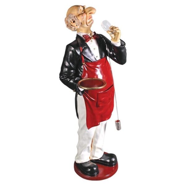 Design Toscano NE43226 25 1/2 Inch Sir Sommelier Grand Scale Statue