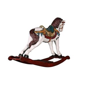 Design Toscano NE46747 41 Inch Victorian Carousel Rocking Horse Statue