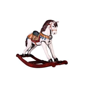 Design Toscano NE46747 41 Inch Victorian Carousel Rocking Horse Statue