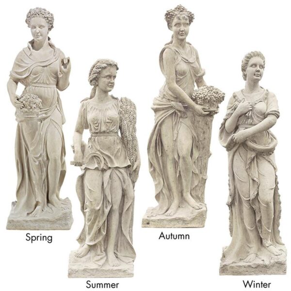 Design Toscano NE490060 21 Inch Set of All Four Season Statues