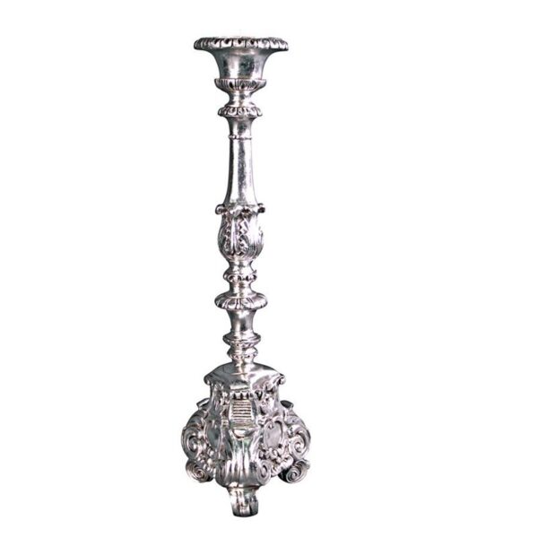 Design Toscano NE60301 12 1/2 Inch Grande Scroll Footed Candlestick