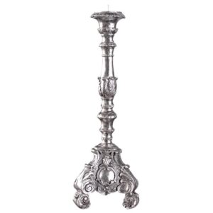 Design Toscano NE60302 6 Inch Medium Scroll Footed Candlestick