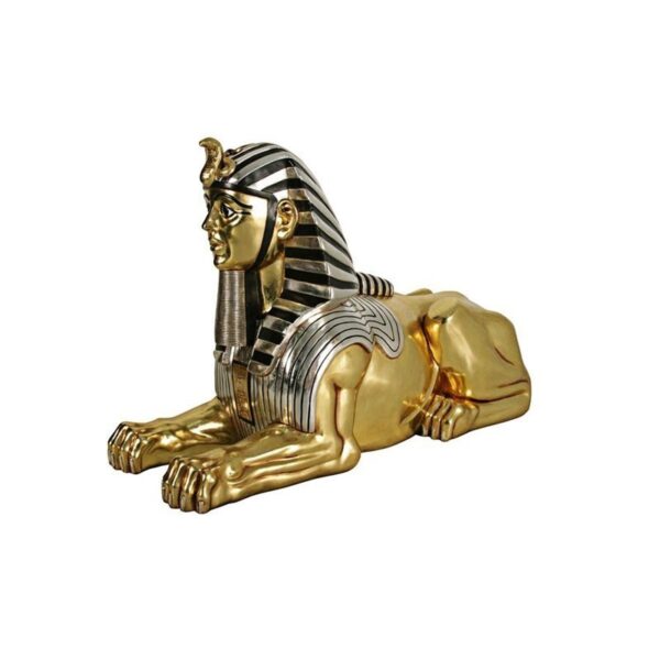 Design Toscano NE74547 78 Inch Grand Gilded Egyptian Sphinx