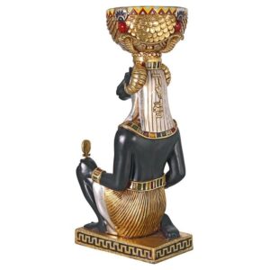 Design Toscano NE755345 14 1/2 Inch Egyptian God Khnum with Urn