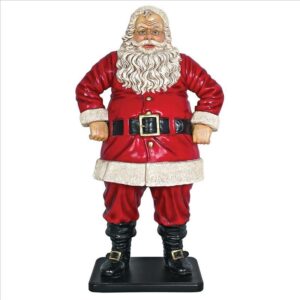 Design Toscano NE80088 27 Inch Large Jolly Santa Claus Statue