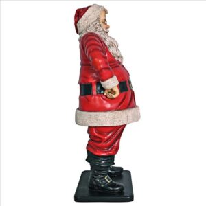 Design Toscano NE80088 27 Inch Large Jolly Santa Claus Statue