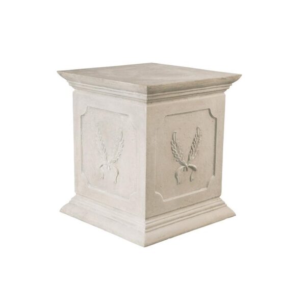 Design Toscano NE80097 24 Inch Laurel Leaf Plinth