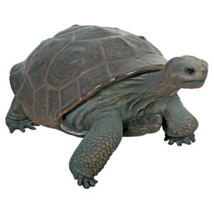 Design Toscano NE80124 Grand-Scale Wildlife Animal 60 1/2 Inch Galapagos Tortoise Statue