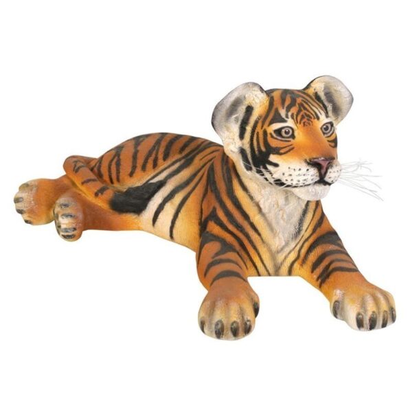 Design Toscano NE80148 32 Inch Lying Down Tiger Cub