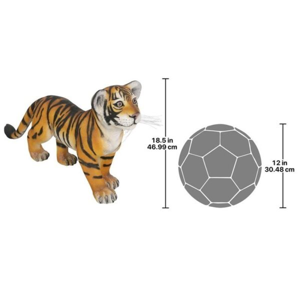 Design Toscano NE80150 34 Inch Standing Tiger Cub