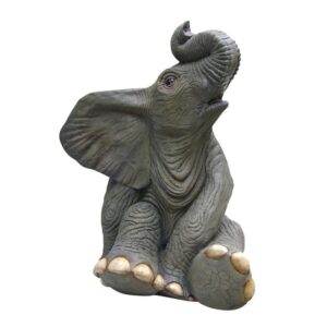 Design Toscano NE80158 37 1/2 Inch Sitting Baby Elephant Statue