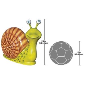 Design Toscano NE867159 25 Inch Monsieur Escargot Statue