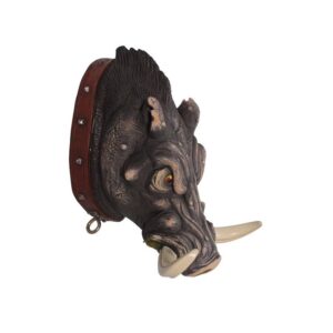 Design Toscano NE867161 14 1/2 Inch Bad Intentions Warthog Wall Trophy