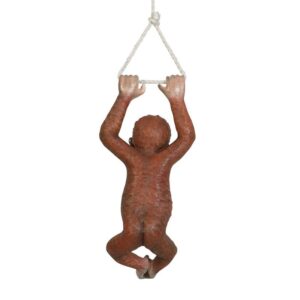 Design Toscano NE867215 13 Inch Pongo the Hanging Baby Orangutan