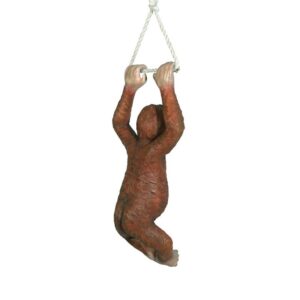 Design Toscano NE867215 13 Inch Pongo the Hanging Baby Orangutan