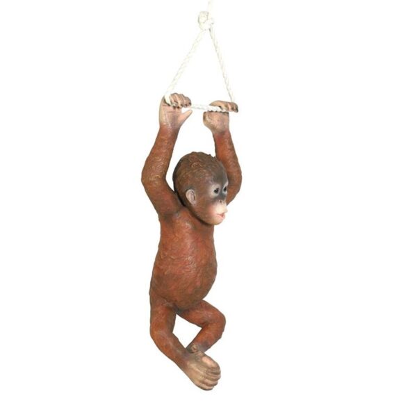 Design Toscano NE867215 13 Inch Pongo the Hanging Baby Orangutan