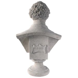 Design Toscano NE90054 18 1/2 Inch Charles Dickens Bust