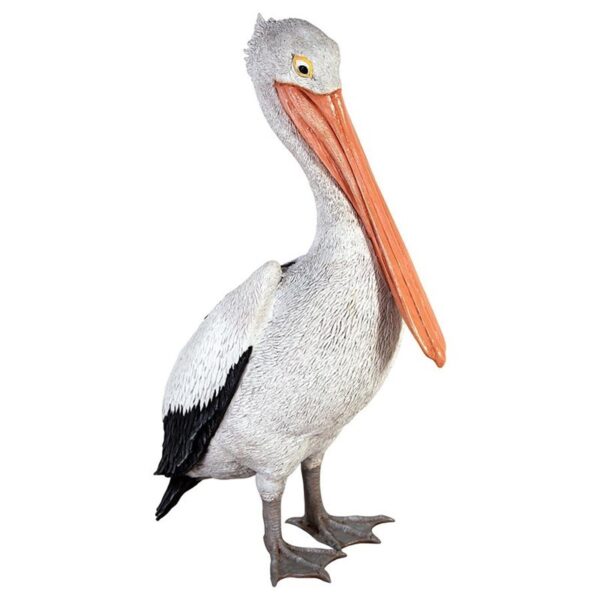 Design Toscano NE90073 22 1/2 Inch Giant Pelican Statue - White