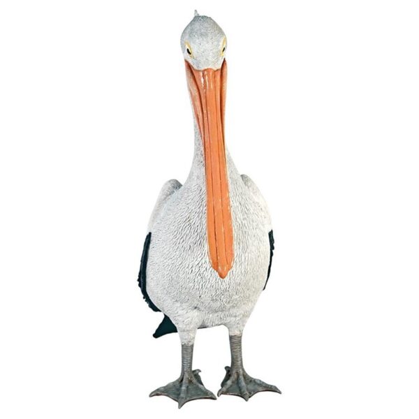 Design Toscano NE90073 22 1/2 Inch Giant Pelican Statue - White