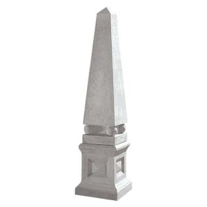 Design Toscano NE9140501 17 Inch Set of Neoclassical Obelisk on Base