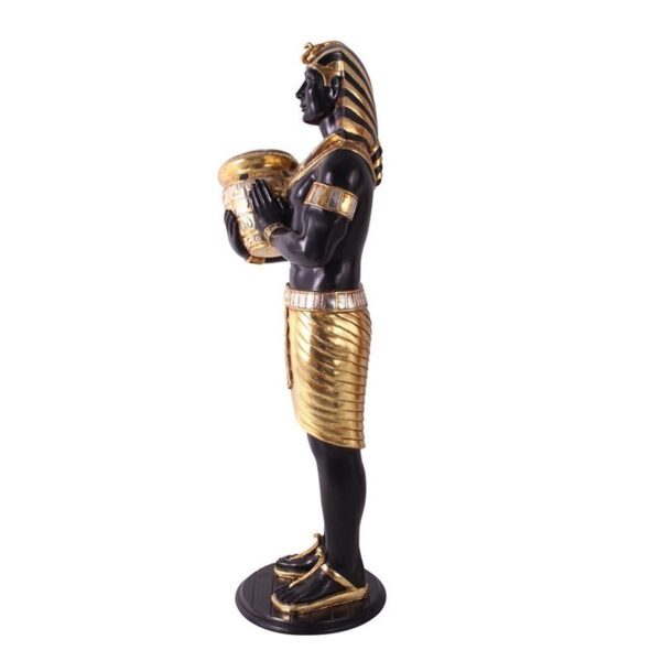 Design Toscano NE97375 20 1/2 Inch Guardian Asar Egyptian Wine Holder