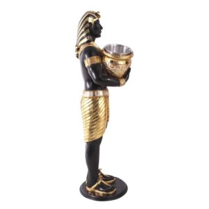 Design Toscano NE97375 20 1/2 Inch Guardian Asar Egyptian Wine Holder