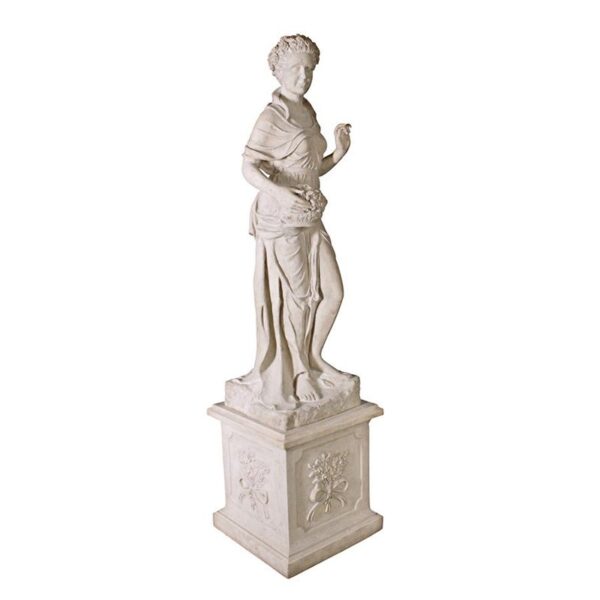 Design Toscano NE990057 24 Inch Four Seasons Spring Statue with Plinth