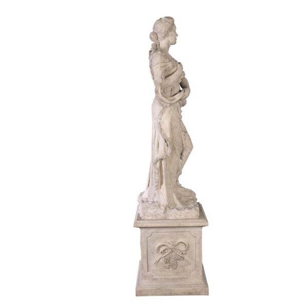 Design Toscano NE990060 24 Inch Four Seasons Winter Statue with Plinth