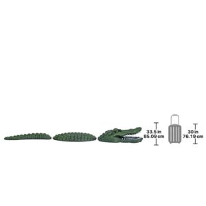 Design Toscano NG296989 6 1/2 Inch Fearless Floating Gator