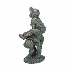 Design Toscano NG30439 10 Inch Leap Frogging Playing Boys Statue