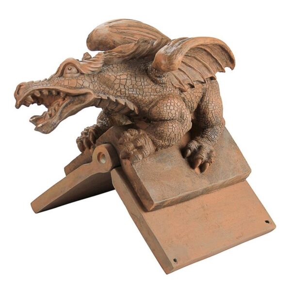 Design Toscano NG30667 21 Inch Apex Rooftop Dragon