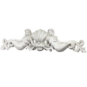 Design Toscano NG306790 39 1/2 Inch Mermaid Pediment