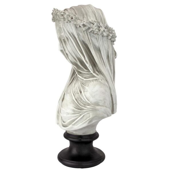 Design Toscano NG31524 9 Inch Veiled Maiden Bust