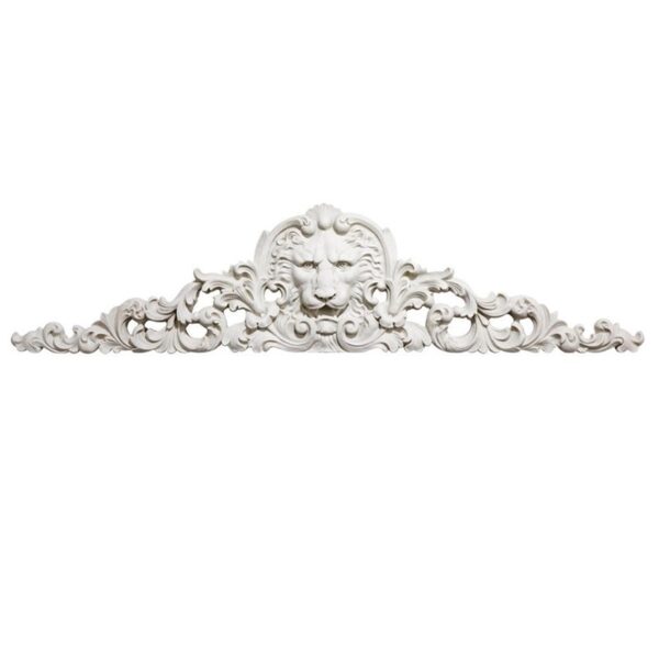 Design Toscano NG315550 38 Inch Remoulage Lion Pediment