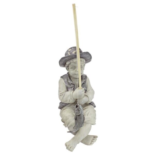 Design Toscano NG32122 9 1/2 Inch Frederic The Little Fisherman Statue