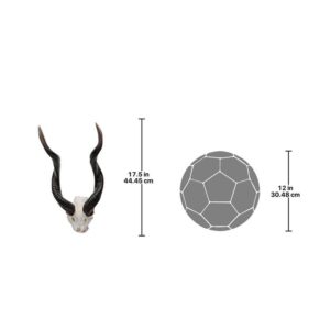 Design Toscano NG32187 8 Inch Kudu Wall Trophy