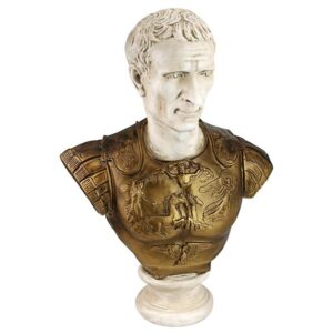 Design Toscano NG32419 20 Inch Julius Caesar Bust