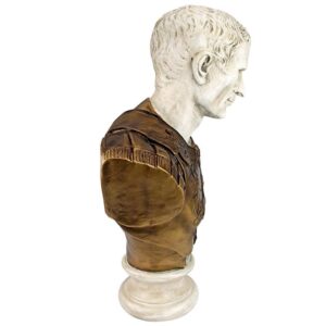 Design Toscano NG32419 20 Inch Julius Caesar Bust