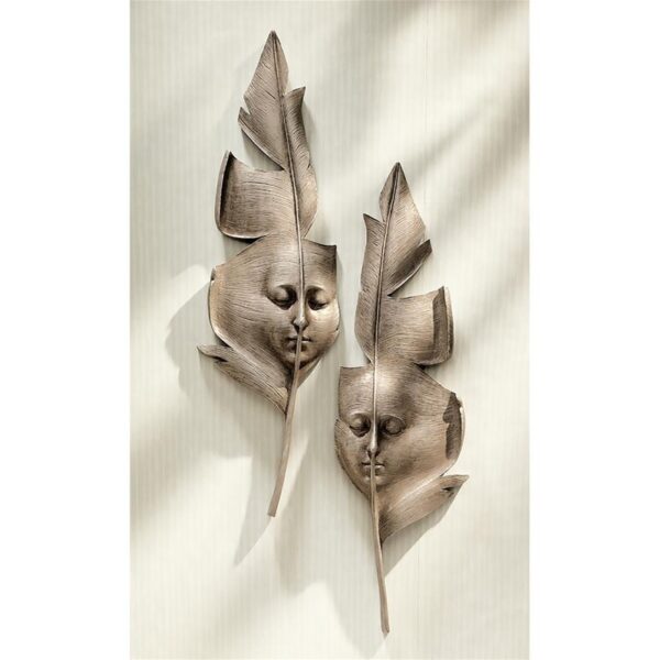 Design Toscano NG32481 6 Inch Aurora and Hespera Venetian Mask Plaques