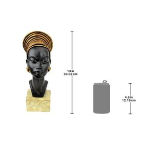 Design Toscano NG32782 5 1/2 Inch Nubian Kandake Bust