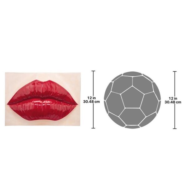 Design Toscano NG32917 29 1/2 Inch Pop Art Lips Frieze